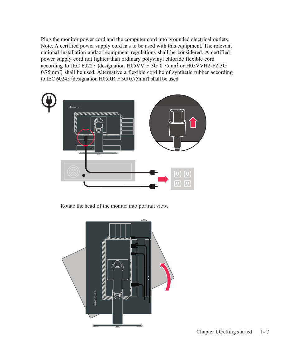 Lenovo ThinkVision LT2323z Wide User Manual | Page 11 / 42