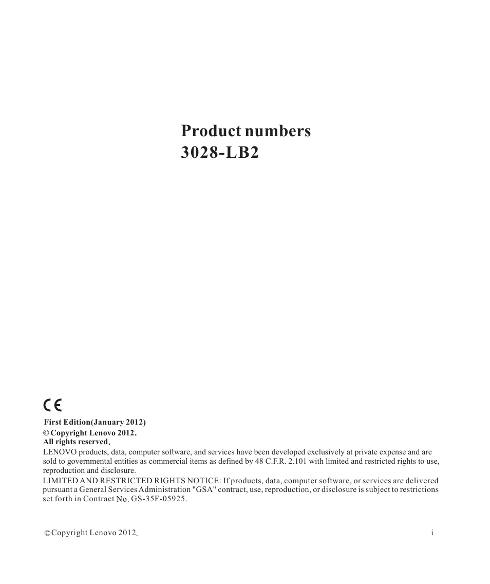 Lenovo ThinkVision LT2323z Wide User Manual | Page 2 / 42