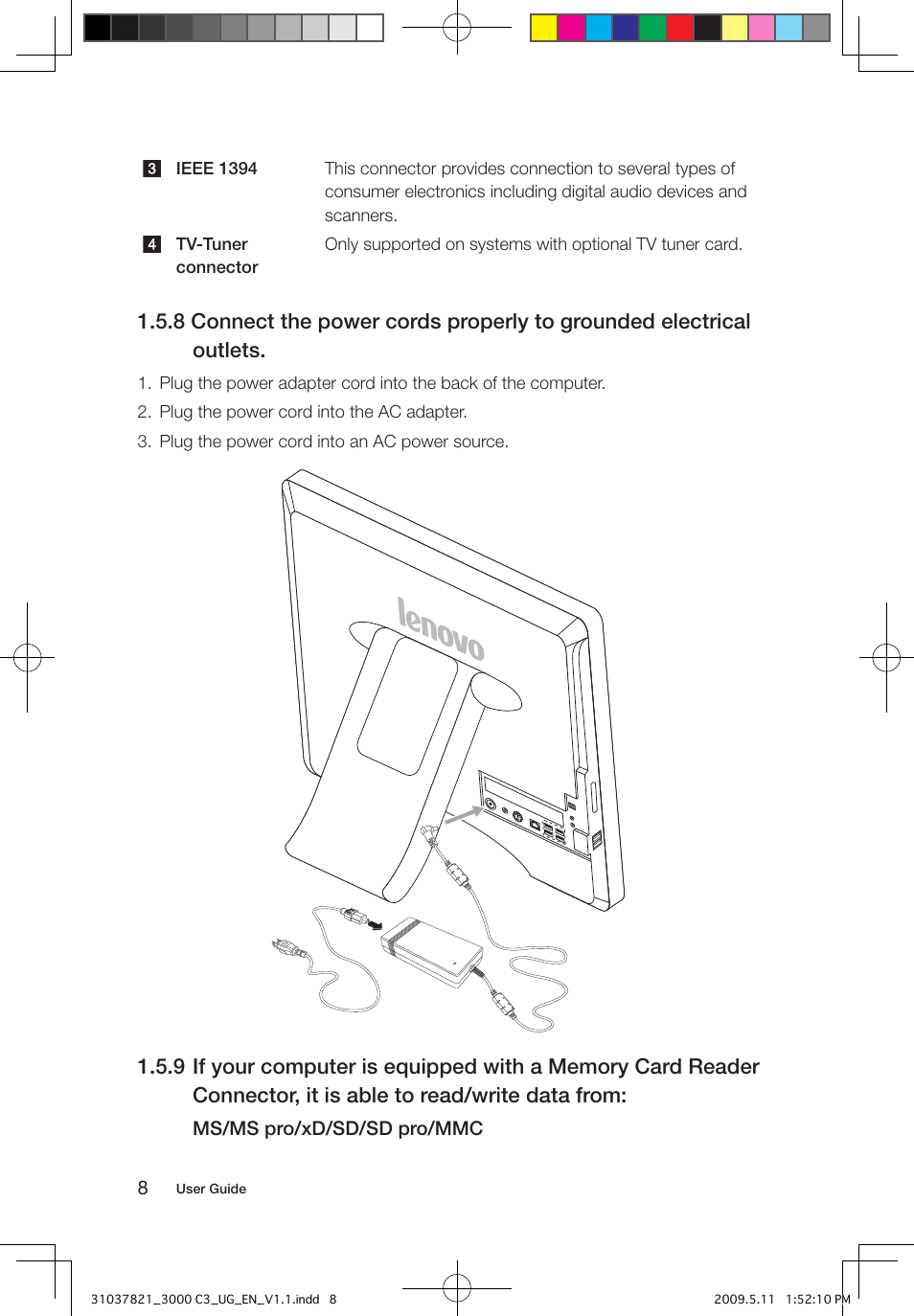 Lenovo 3000 C305 All-In-One User Manual | Page 13 / 41