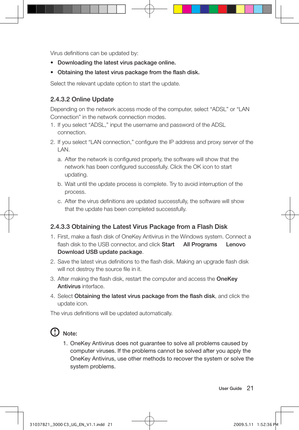 Lenovo 3000 C305 All-In-One User Manual | Page 26 / 41