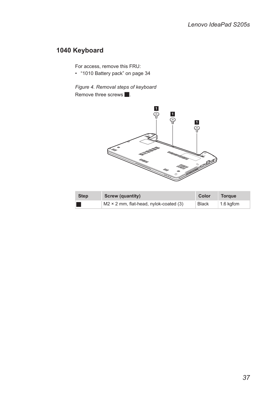 1040 keyboard, Lenovo ideapad s205s | Lenovo IdeaPad S205s User Manual | Page 41 / 79