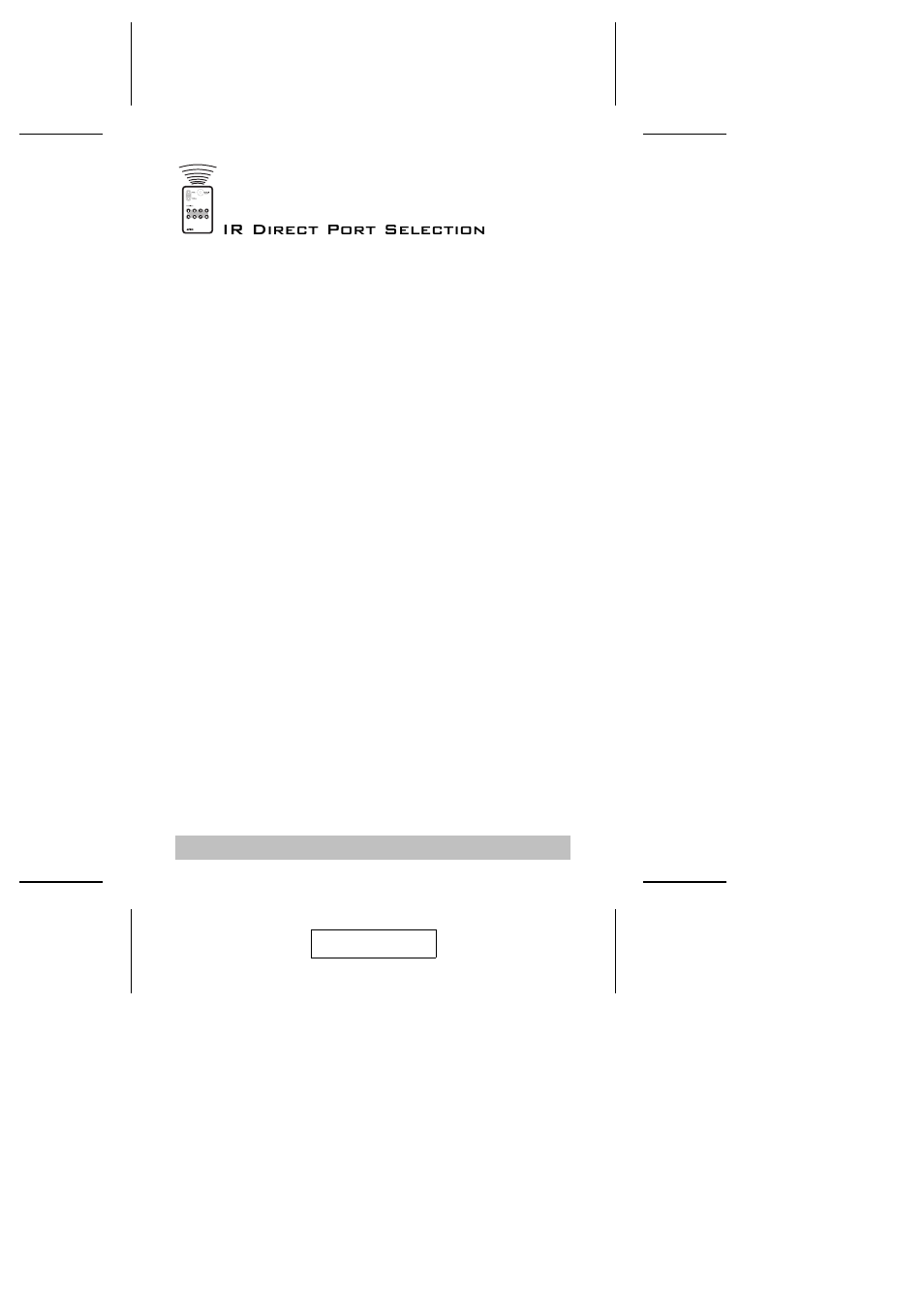 Ir direct port selection | ATEN VS-881 User Manual | Page 13 / 16