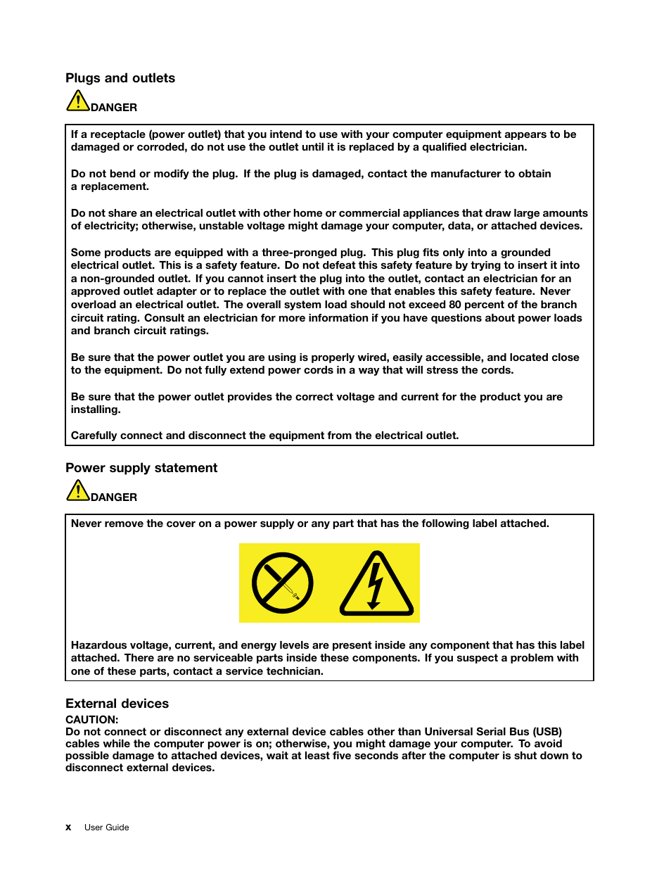 Lenovo ThinkPad Edge E525 User Manual | Page 12 / 168