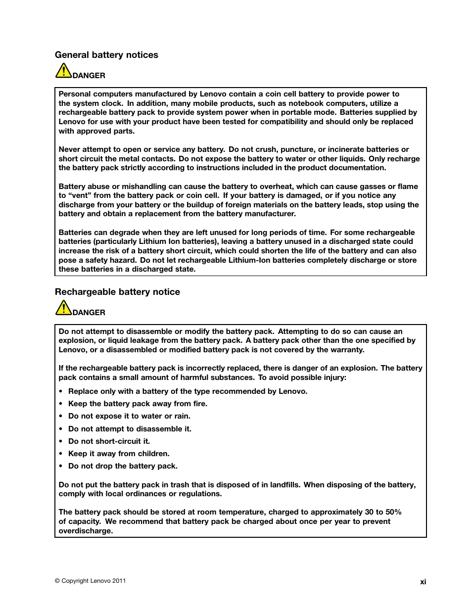 Lenovo ThinkPad Edge E525 User Manual | Page 13 / 168