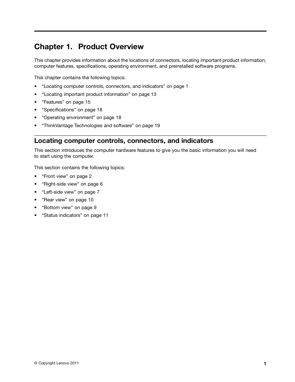 Chapter 1. product overview | Lenovo ThinkPad Edge E525 User Manual | Page 19 / 168