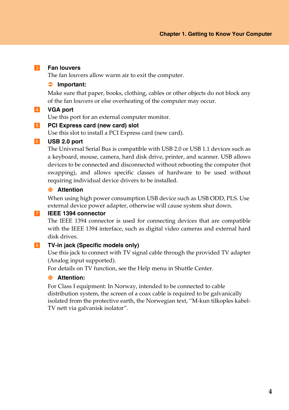 Lenovo IdeaPad Y510 User Manual | Page 9 / 77