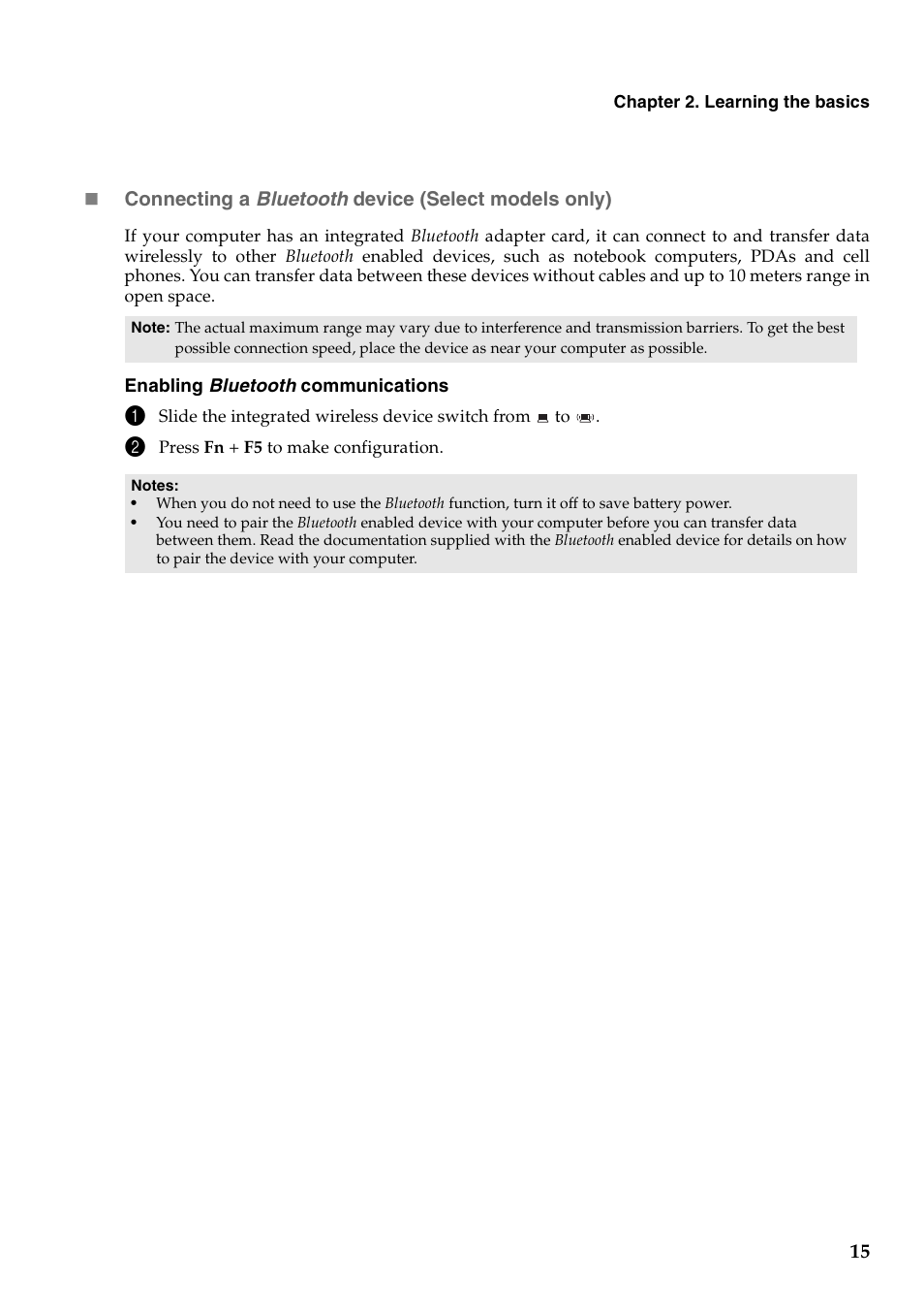 Lenovo V560 Notebook User Manual | Page 19 / 60