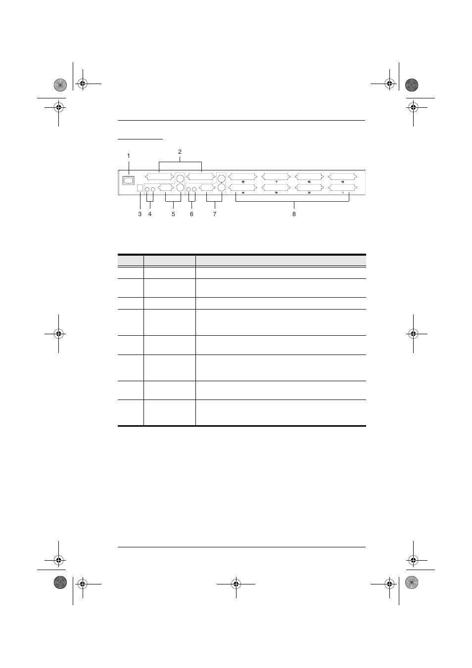 Rear panel | ATEN CS428 User Manual | Page 13 / 41