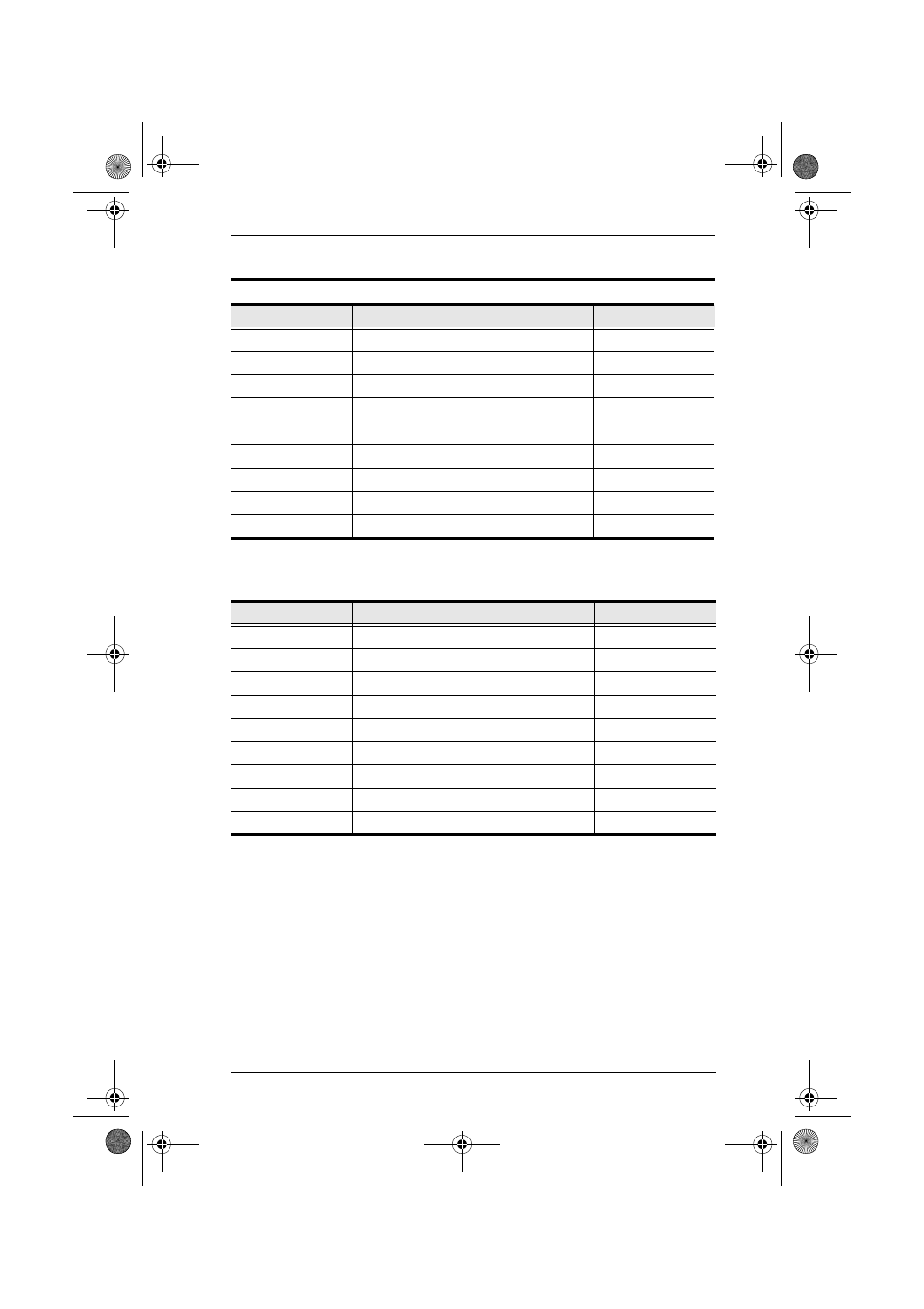 Master view - computer connection tables | ATEN CS428 User Manual | Page 37 / 41