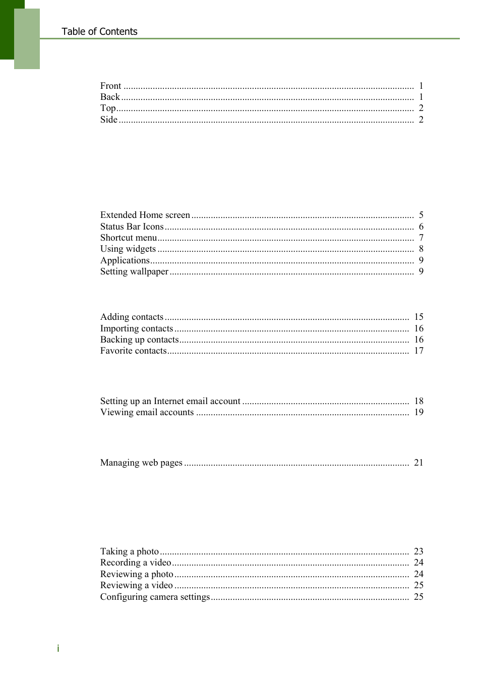 Lenovo S2109 Tablet User Manual | Page 2 / 56