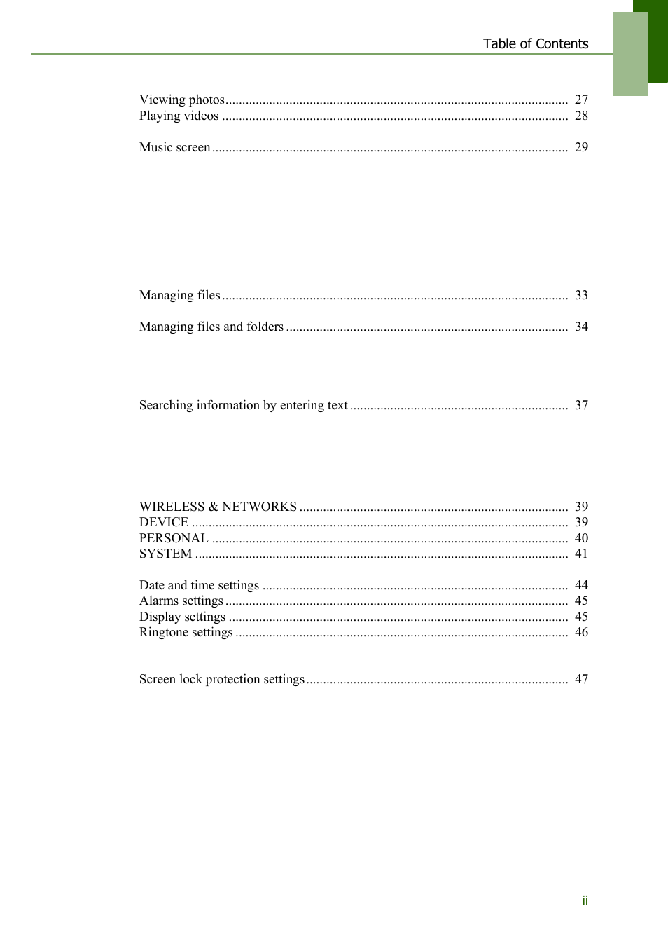 Lenovo S2109 Tablet User Manual | Page 3 / 56