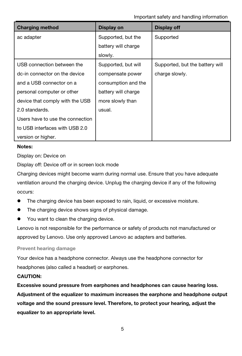 Lenovo A8-50 Tablet User Manual | Page 6 / 21