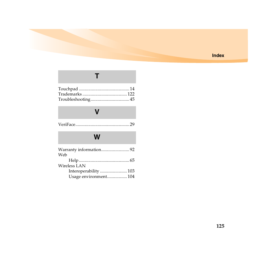 Tv w | Lenovo IdeaPad U450 User Manual | Page 139 / 142