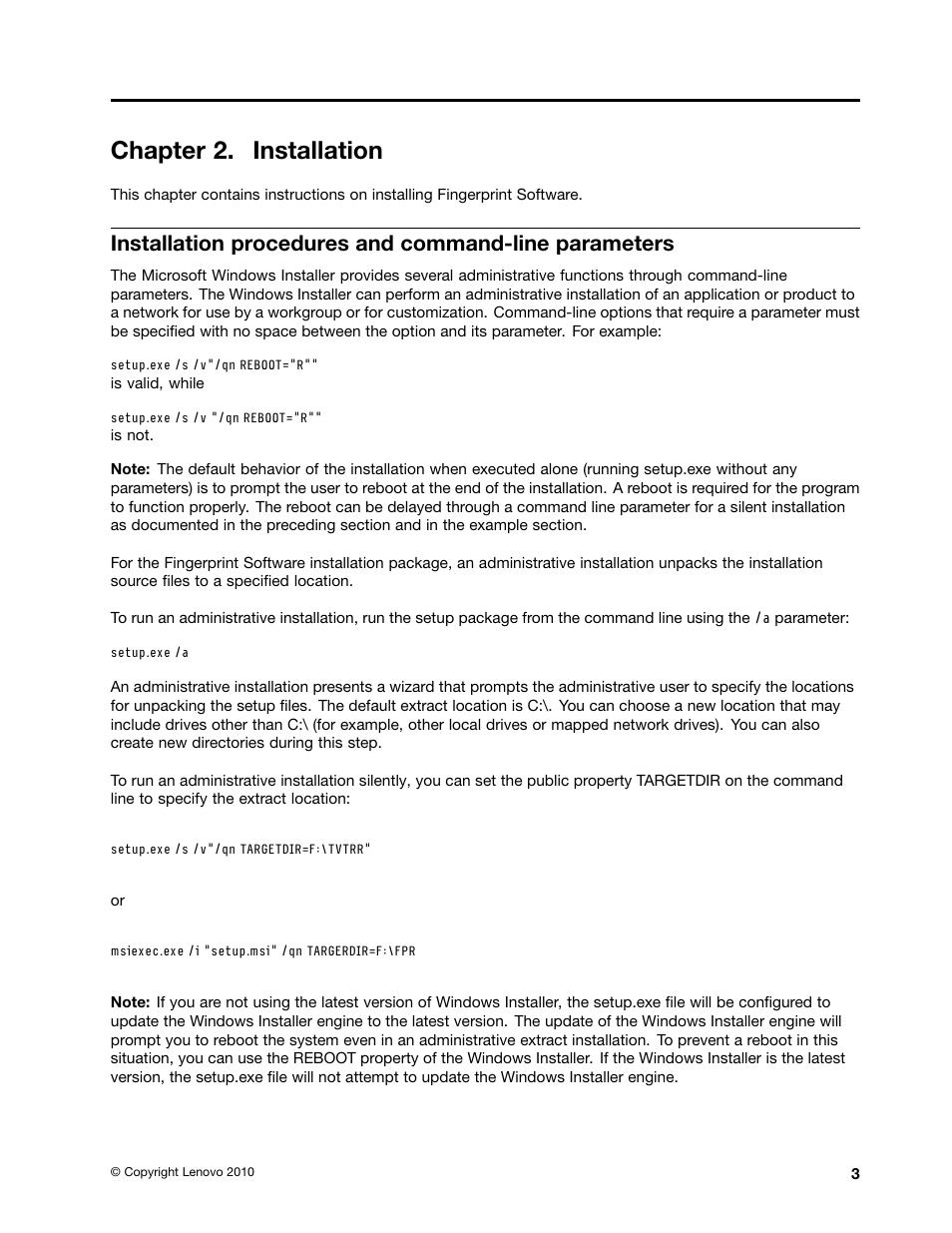 Chapter 2. installation | Lenovo ThinkCentre A51 User Manual | Page 11 / 44