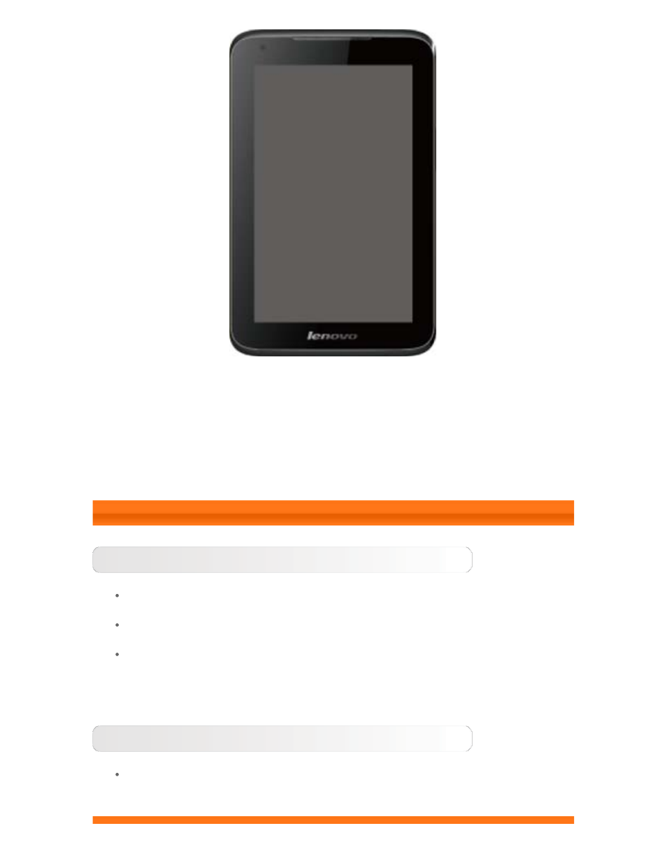 Ideatab appearance, Buttons | Lenovo A1000L Tablet User Manual | Page 3 / 25