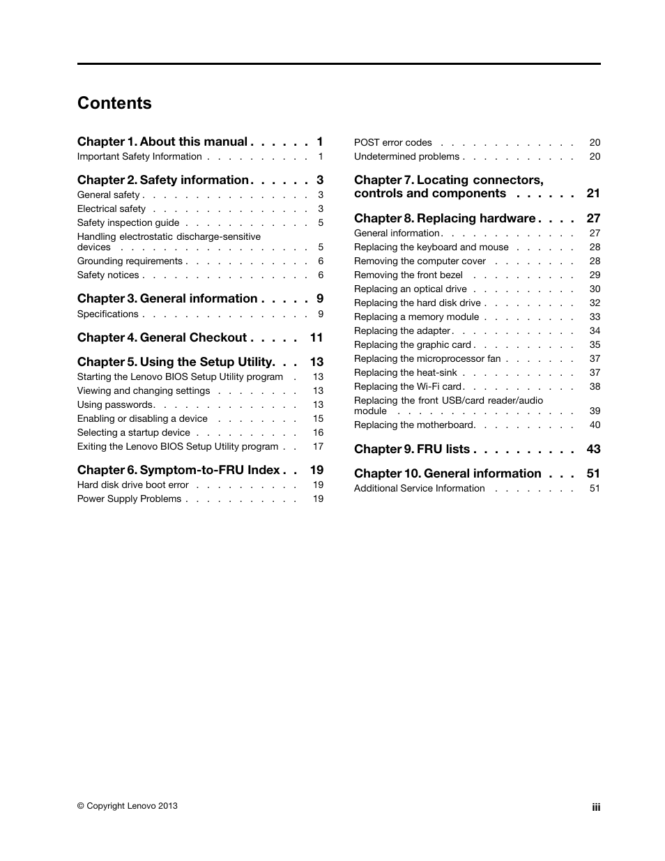 Lenovo H515s Desktop User Manual | Page 5 / 57