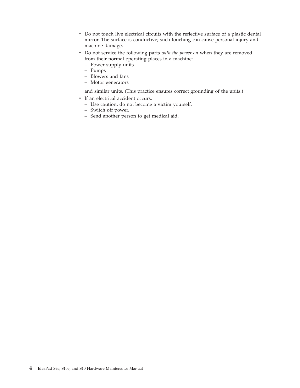 Lenovo IdeaPad S9e -FR User Manual | Page 12 / 142