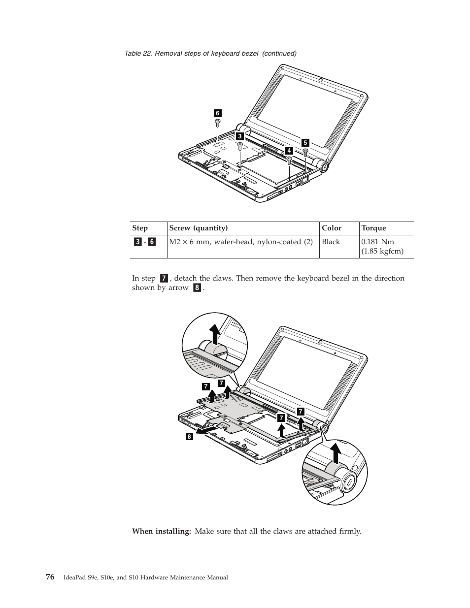 Lenovo IdeaPad S9e -FR User Manual | Page 84 / 142