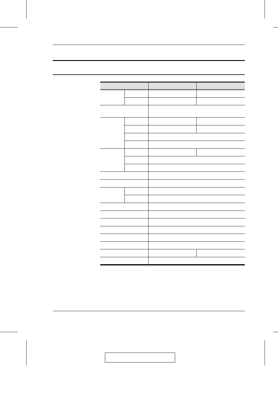 Specifications | ATEN ACS-1208AL User Manual | Page 60 / 73