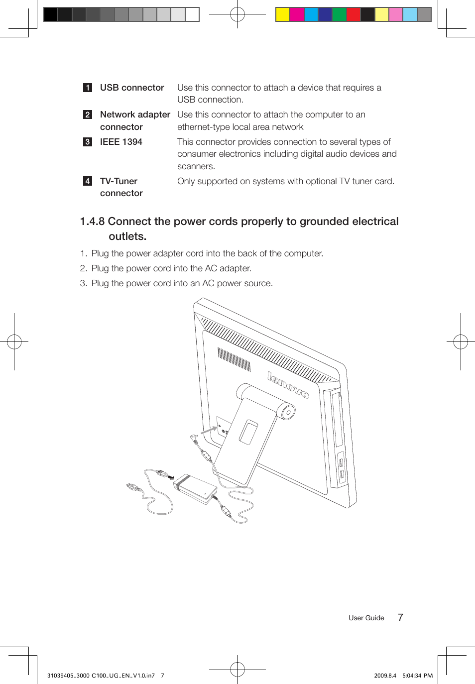 Lenovo 3000 C100 All-In-One User Manual | Page 12 / 37