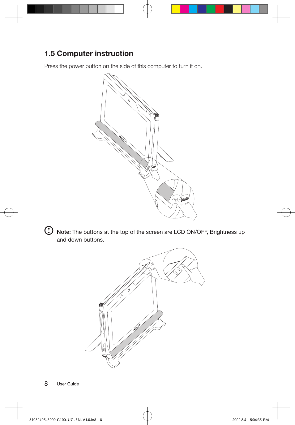 5 computer instruction | Lenovo 3000 C100 All-In-One User Manual | Page 13 / 37