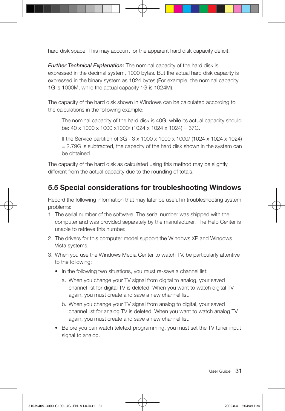 Lenovo 3000 C100 All-In-One User Manual | Page 36 / 37