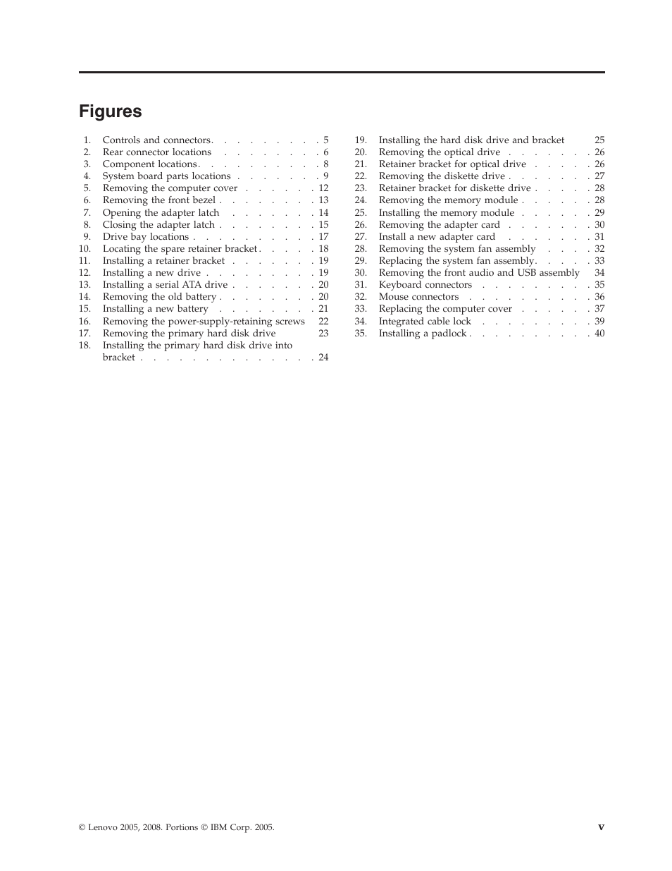 Figures | Lenovo ThinkCentre A57e User Manual | Page 7 / 56