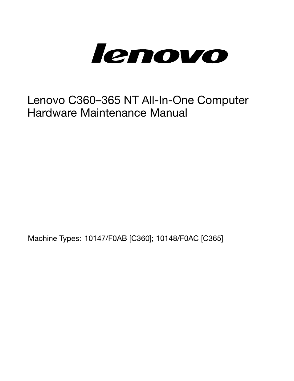 Lenovo C360 All-in-One User Manual | Page 3 / 53