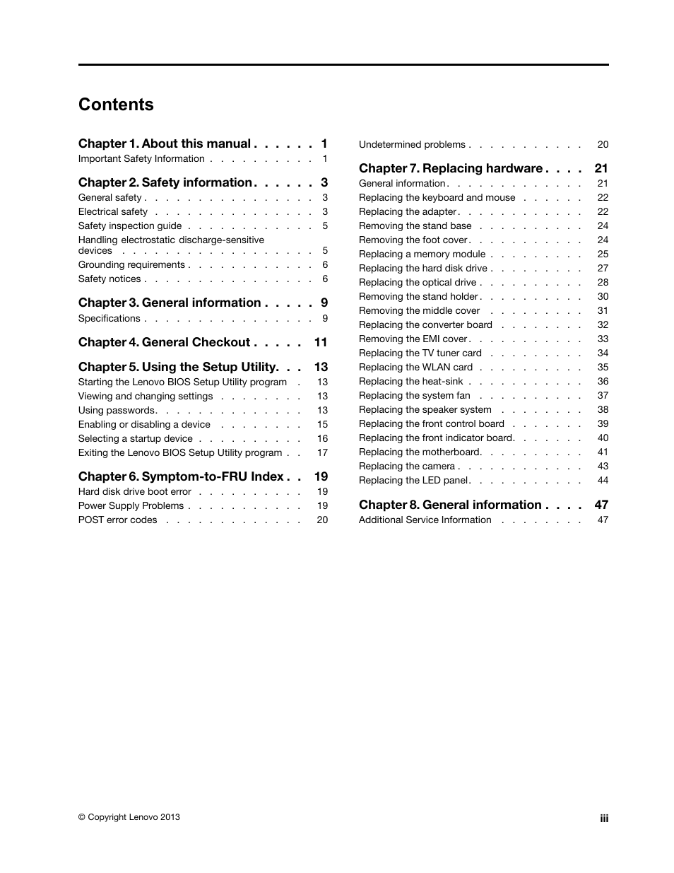 Lenovo C360 All-in-One User Manual | Page 5 / 53