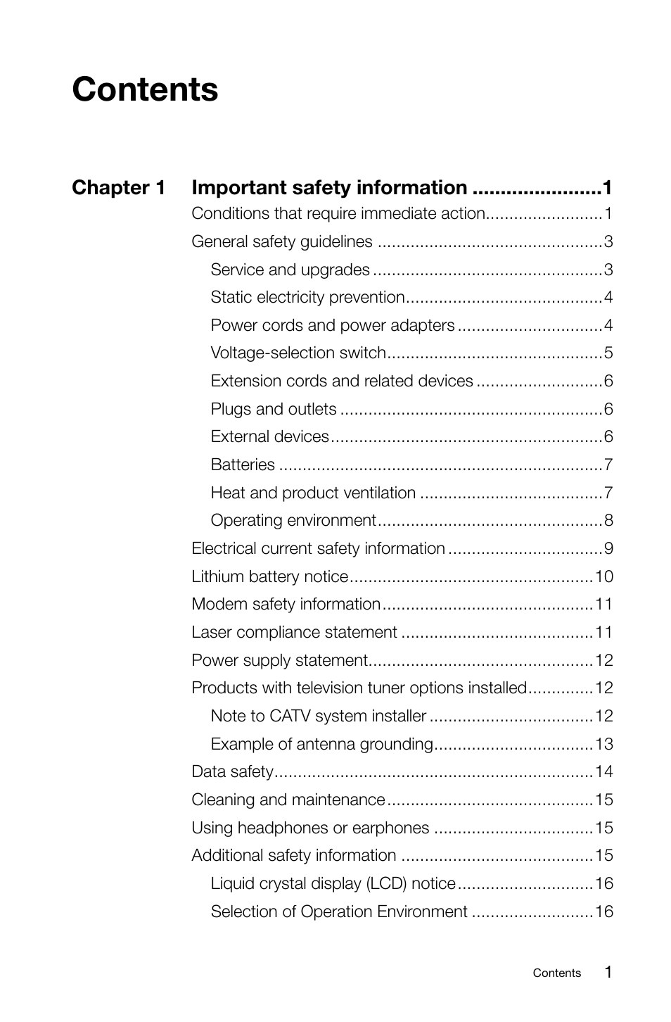 Lenovo IdeaCentre A720 User Manual | Page 4 / 47