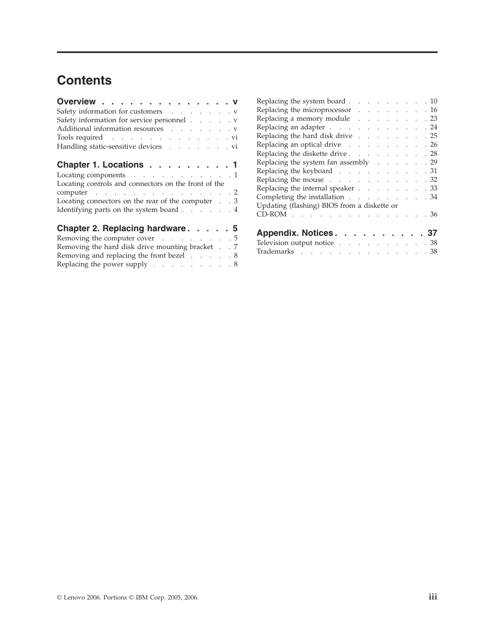 Lenovo ThinkCentre M55 User Manual | Page 5 / 48