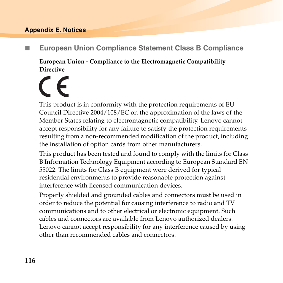 Lenovo K23 Notebook User Manual | Page 130 / 146