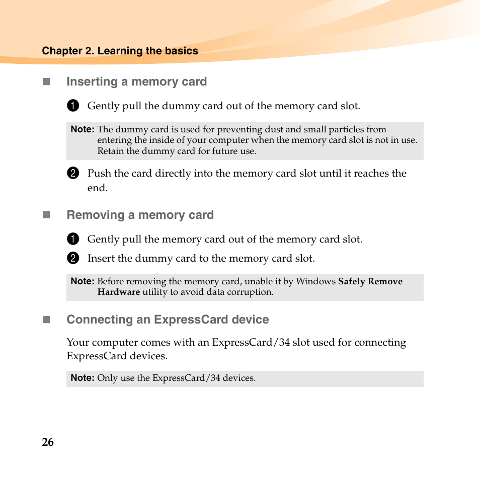 Lenovo K23 Notebook User Manual | Page 40 / 146