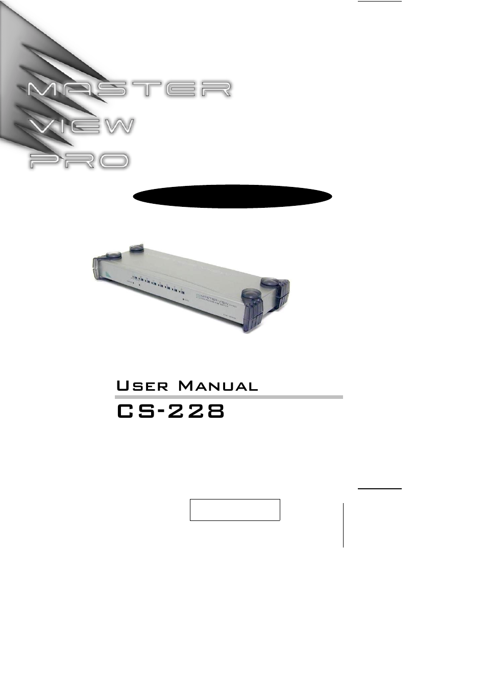 ATEN CS-228 User Manual | 26 pages