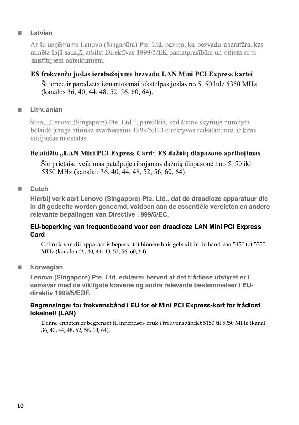 Lenovo IdeaPad U510 Notebook User Manual | Page 10 / 37