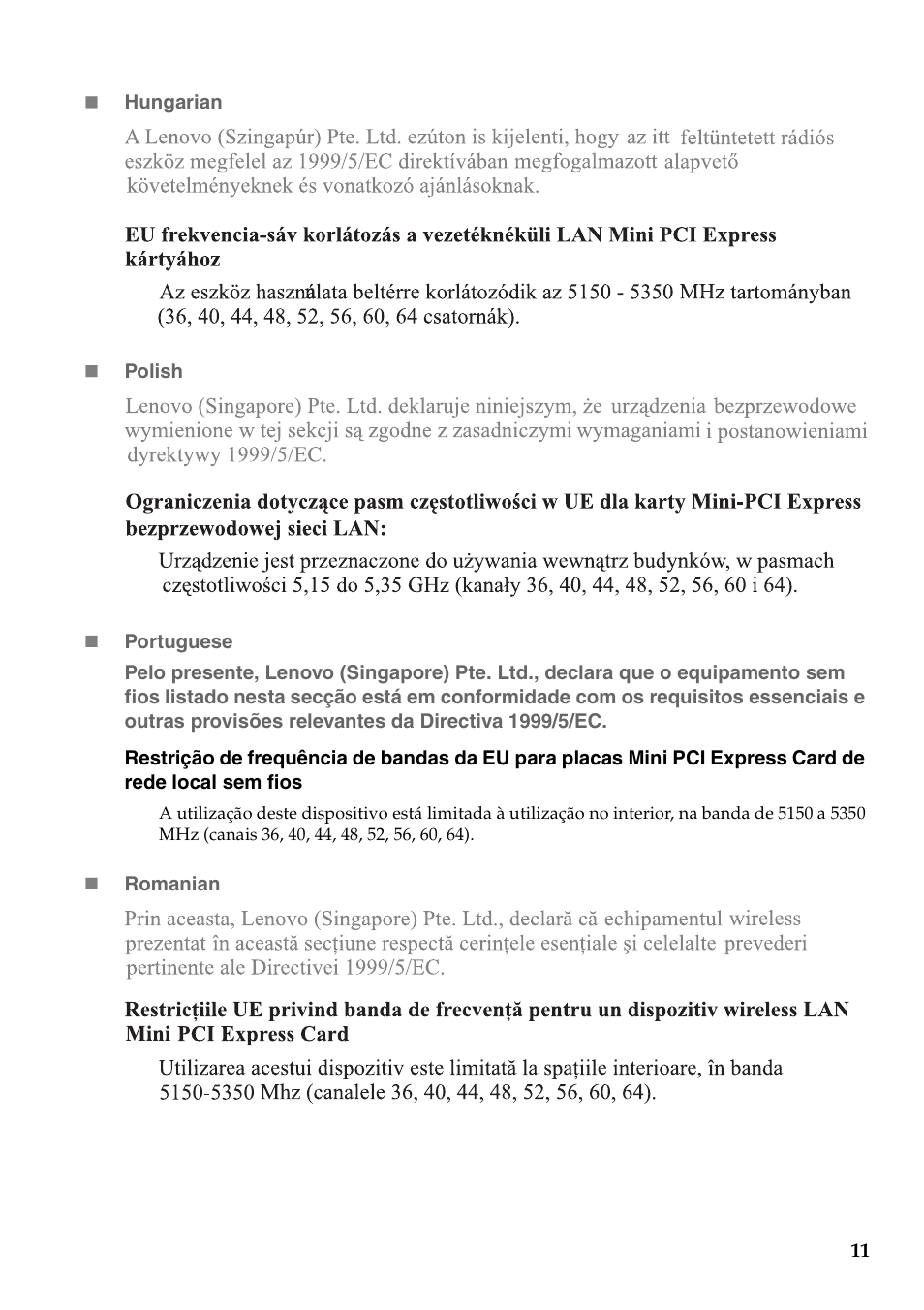 Lenovo IdeaPad U510 Notebook User Manual | Page 11 / 37