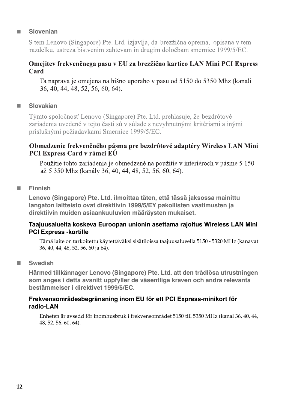 Lenovo IdeaPad U510 Notebook User Manual | Page 12 / 37