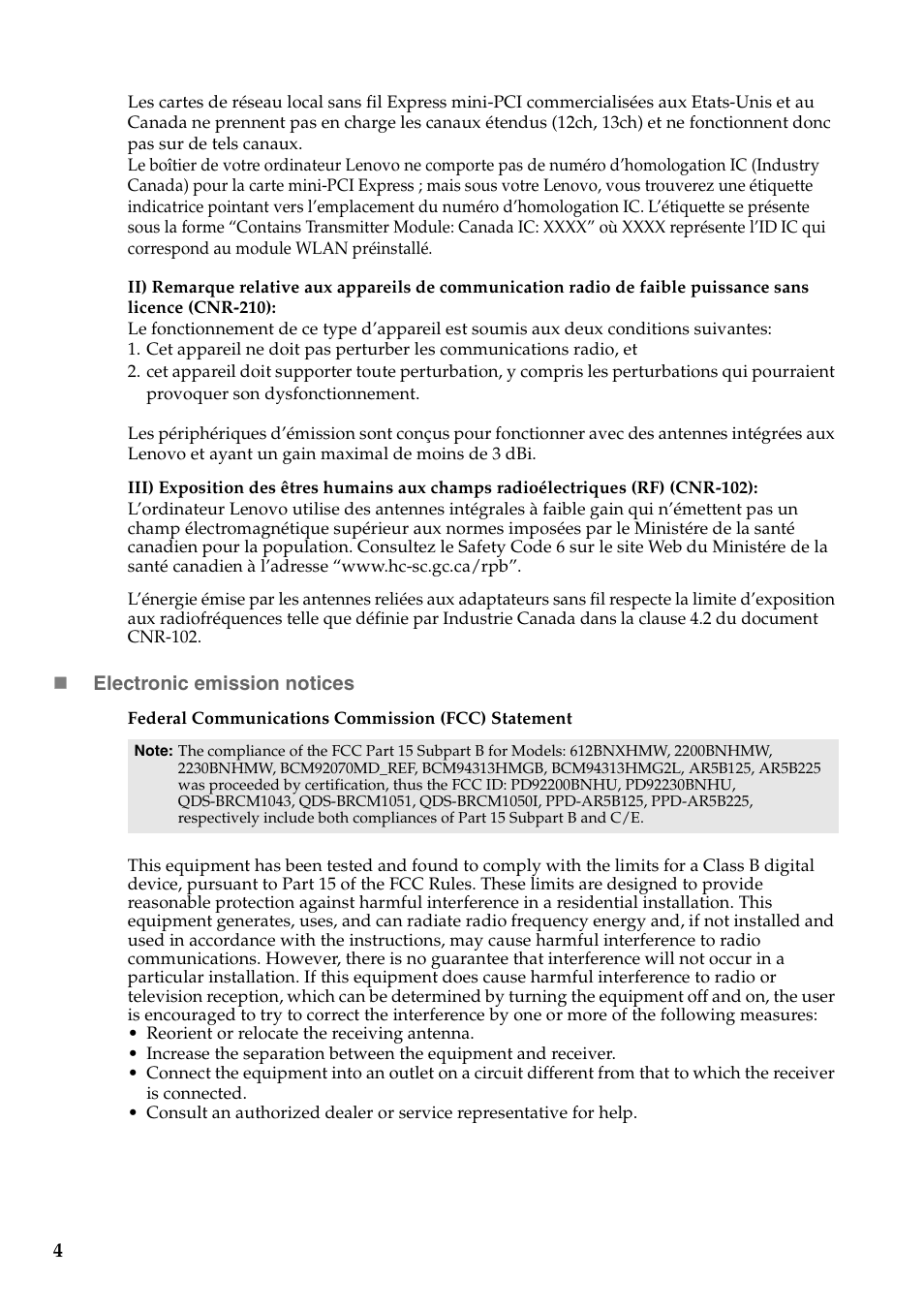 Lenovo IdeaPad U510 Notebook User Manual | Page 4 / 37