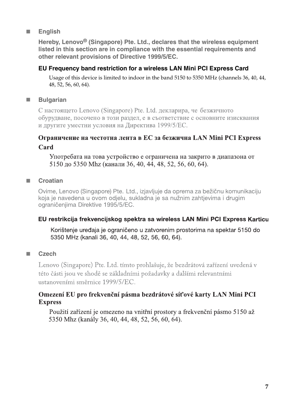 Lenovo IdeaPad U510 Notebook User Manual | Page 7 / 37