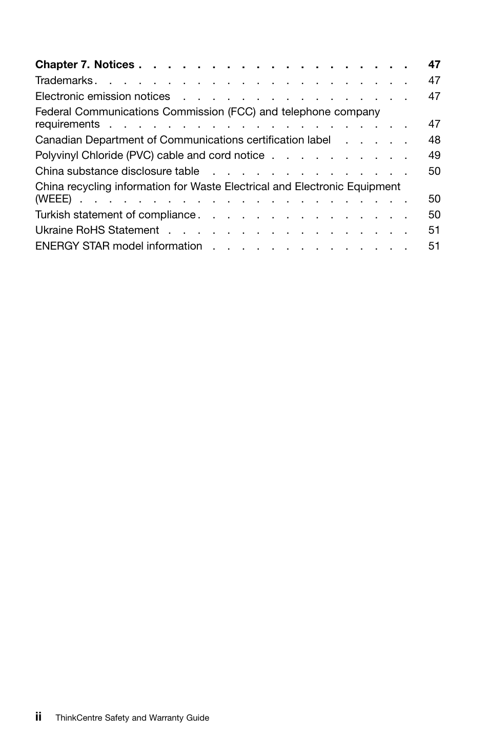 Lenovo ThinkCentre M91 User Manual | Page 4 / 276