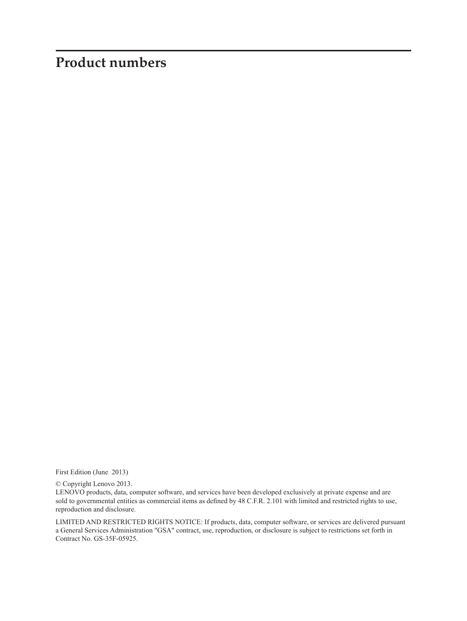 Product numbers, 60b0-har1-ww | Lenovo ThinkVision E2323s 23-inch FHD WLED Backlit LCD Monitor User Manual | Page 2 / 32
