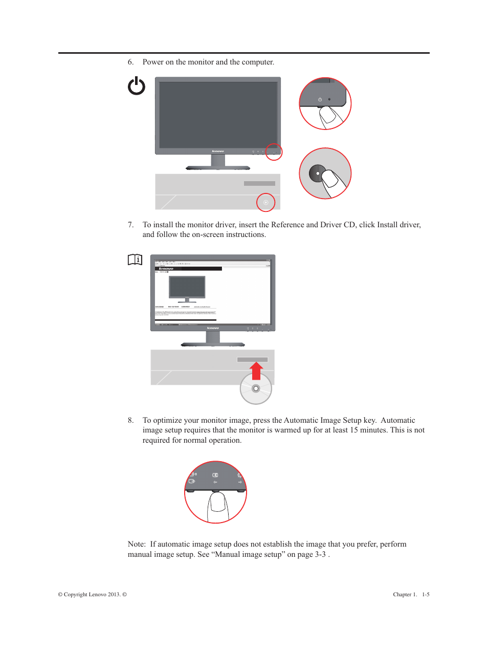 Lenovo ThinkVision E2323s 23-inch FHD WLED Backlit LCD Monitor User Manual | Page 9 / 32