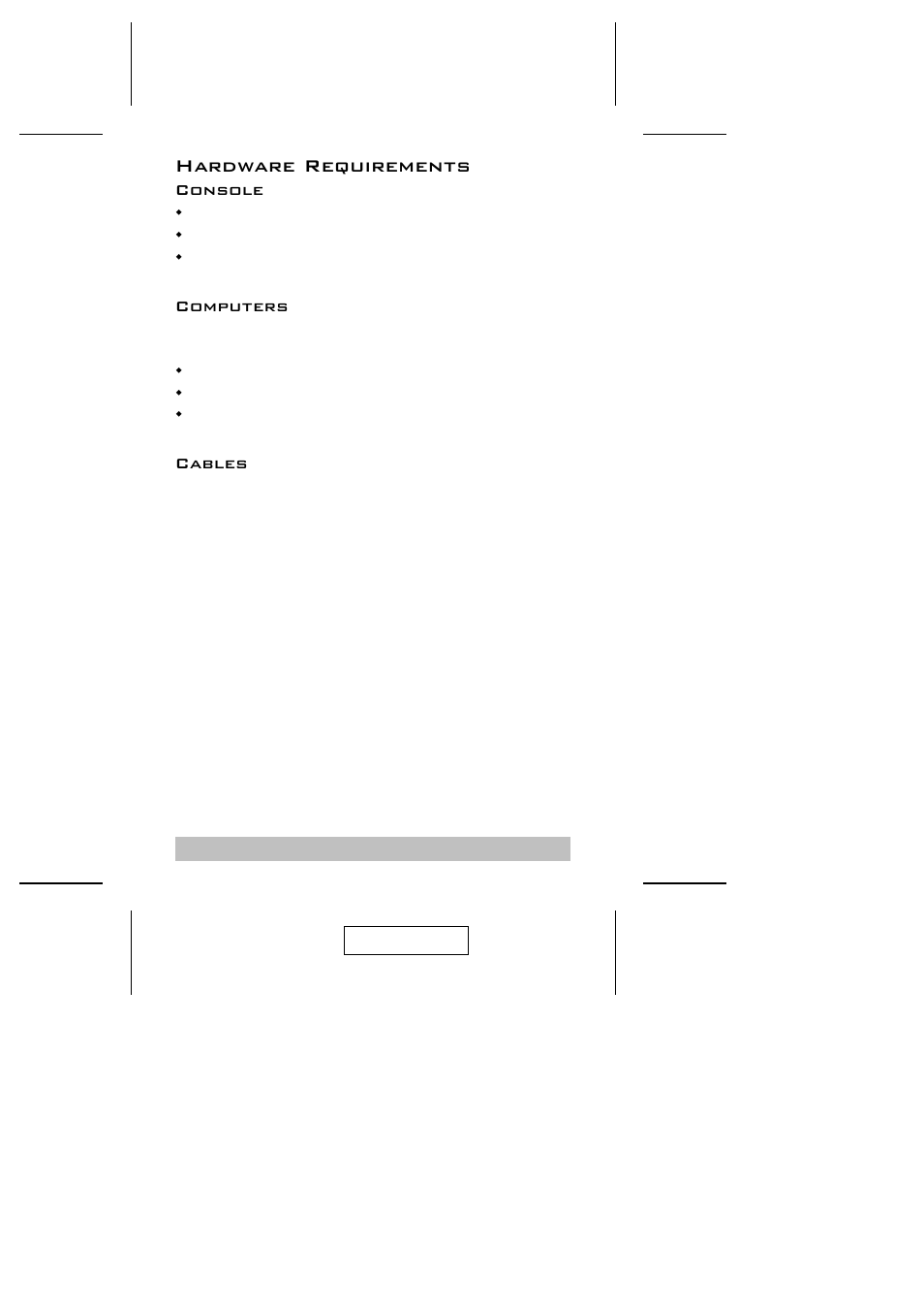 Hardware requirements, Console, Computers | Cables | ATEN CS-1262 User Manual | Page 5 / 16