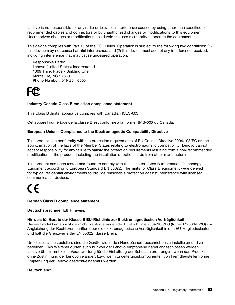 Lenovo B485 Notebook User Manual | Page 79 / 90