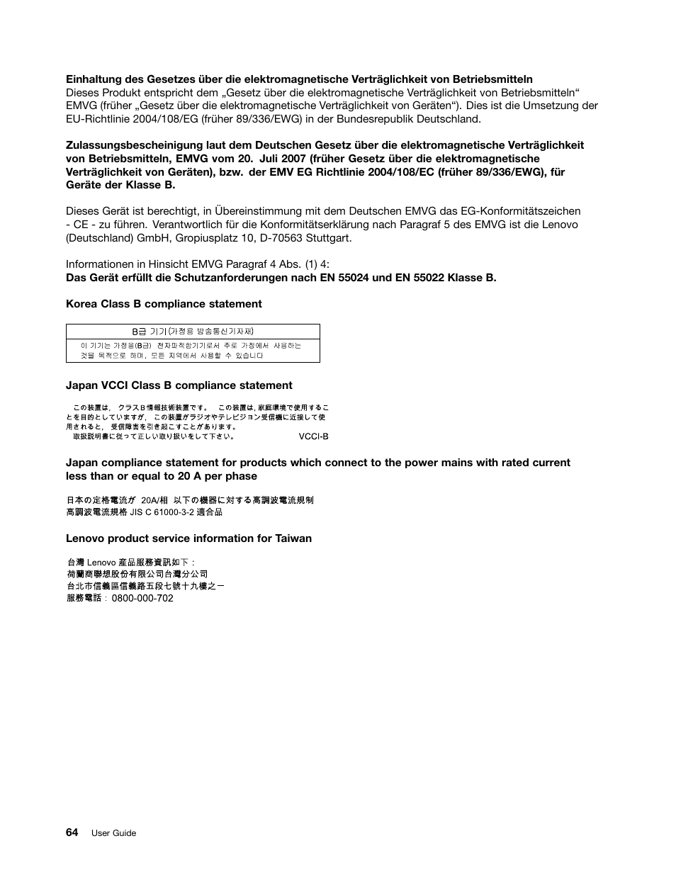 Lenovo B485 Notebook User Manual | Page 80 / 90