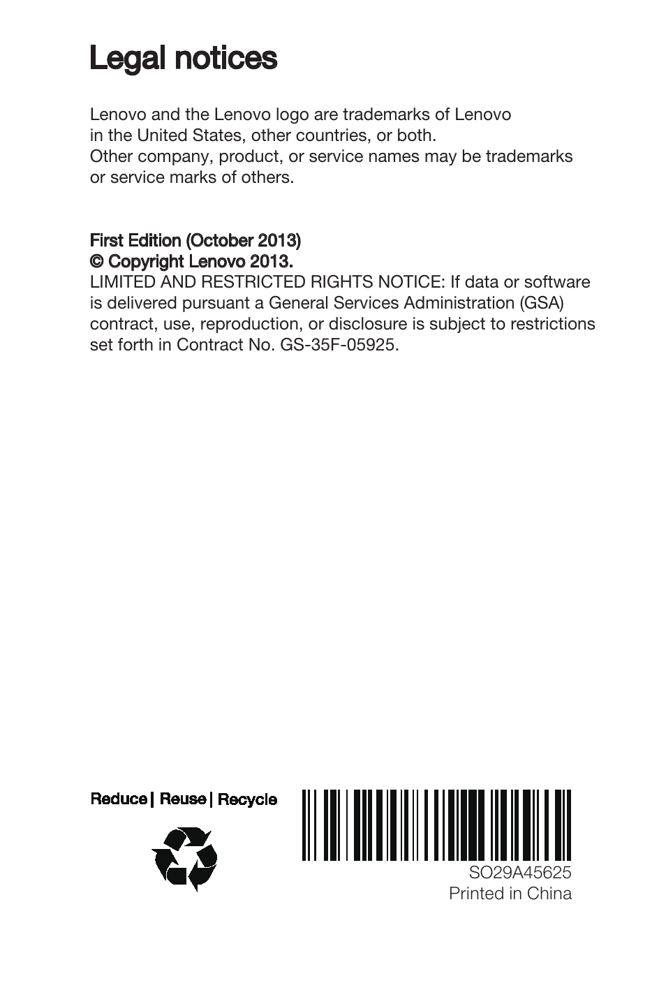 K900 ipig back 110_74_20130516, Legal notices | Lenovo K900 Smartphone User Manual | Page 18 / 18