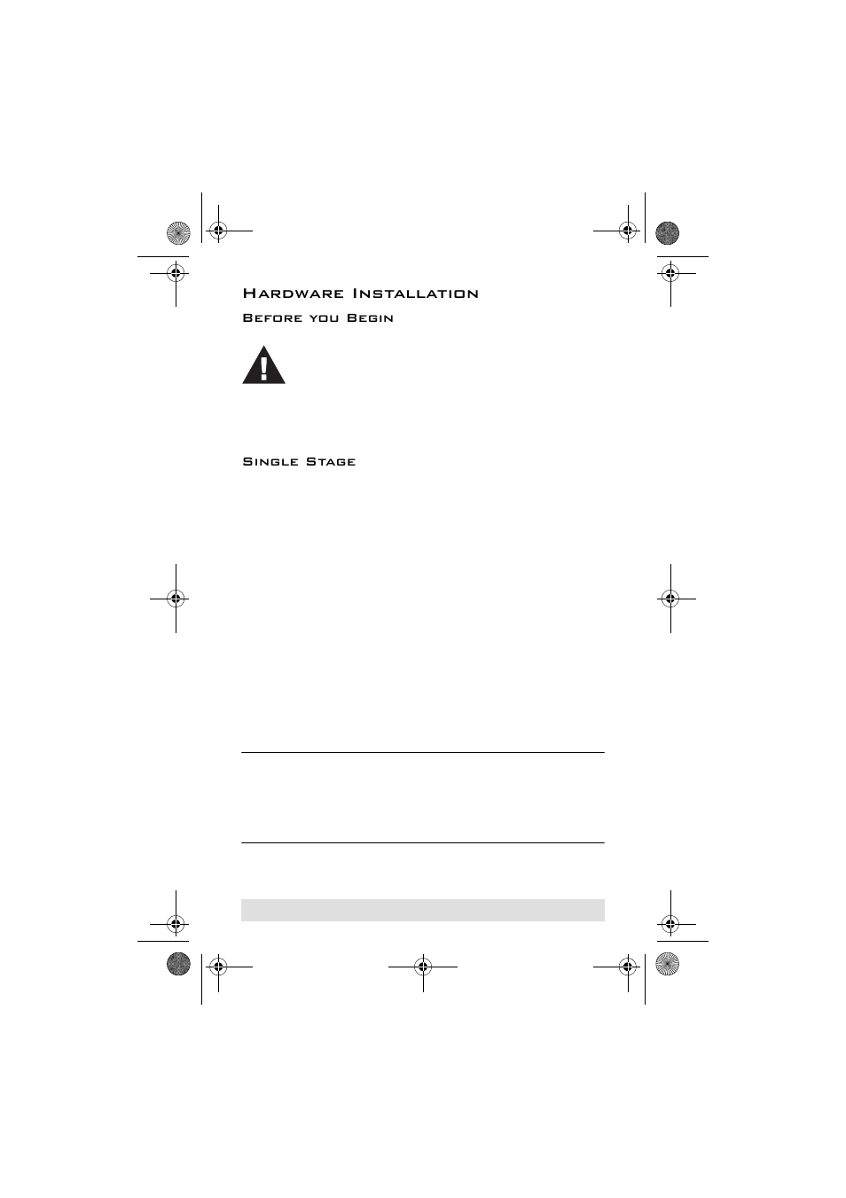 Hardware installation, Before you begin, Single stage | ATEN VS-0404 User Manual | Page 7 / 12