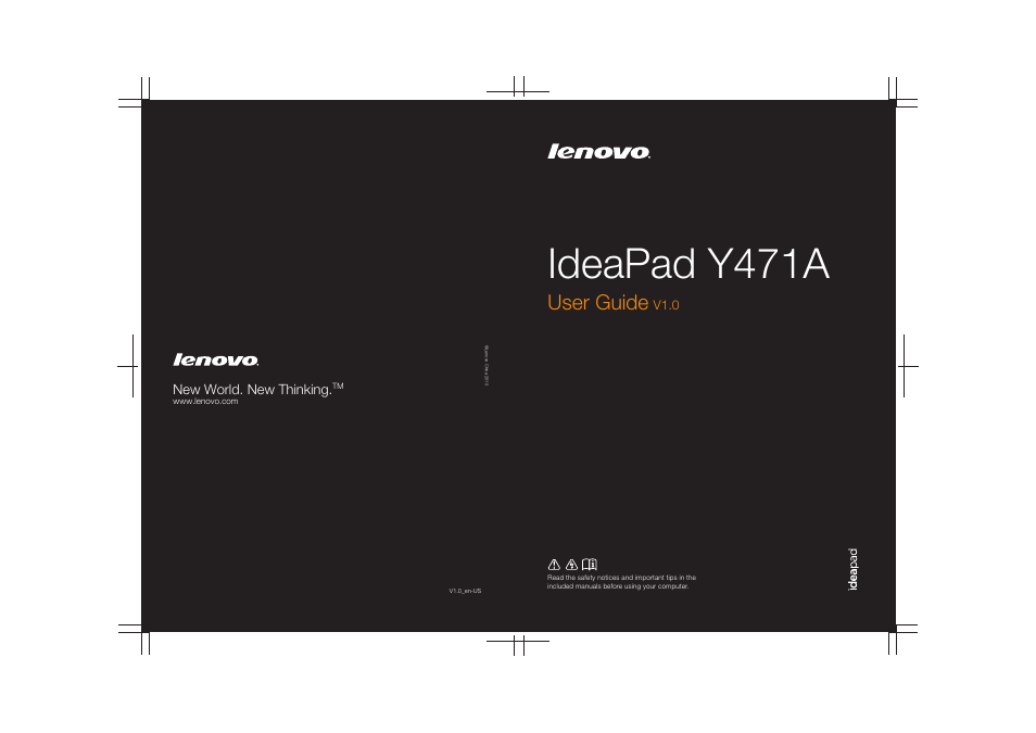 Lenovo IdeaPad Y471A User Manual | 49 pages