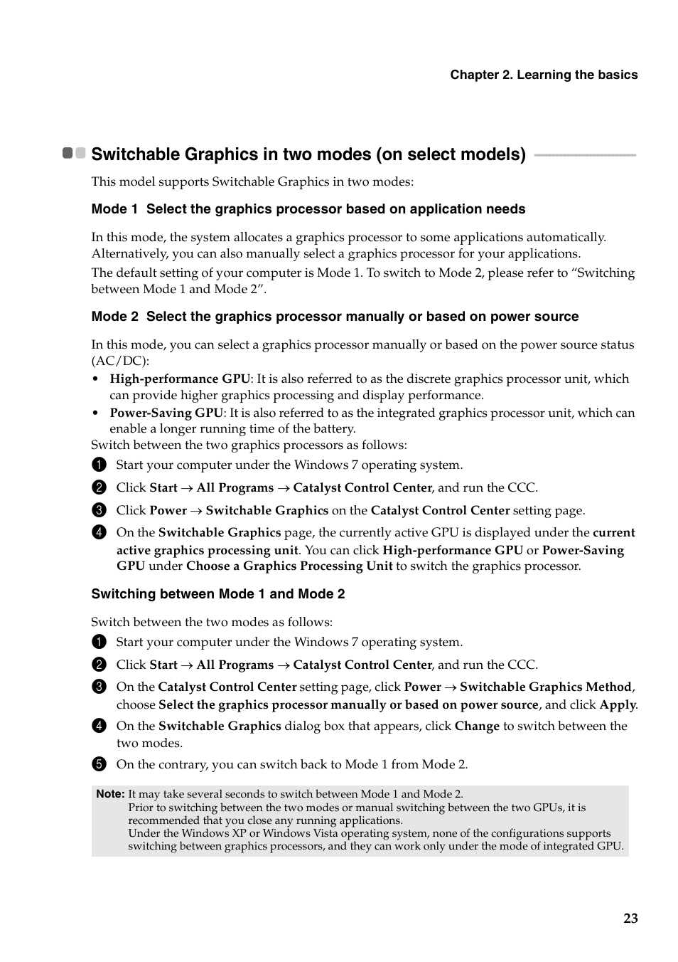 Lenovo IdeaPad Y471A User Manual | Page 27 / 49