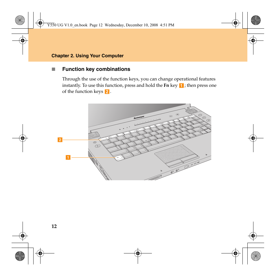 Lenovo IdeaPad Y550 User Manual | Page 20 / 138